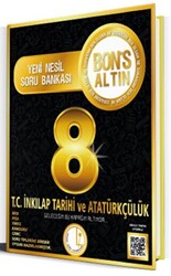 Bons Yayınları Levent İçöz 8. Sınıf TC İnkılap Tarihi ve Atatürkçülük Bons Altın Soru Bankası - 1