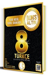 Bons Yayınları Levent İçöz 8. Sınıf Türkçe Bons Altın Soru Bankası - 1