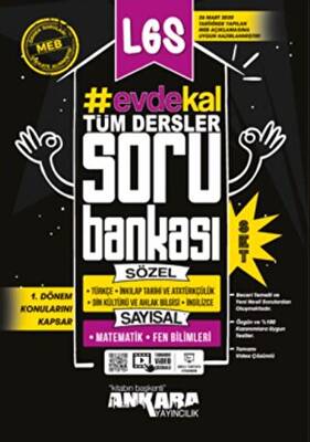 Ankara Yayıncılık LGS 1. Dönem Evde Kal Sayısal - Sözel Soru Bankası Seti - 1