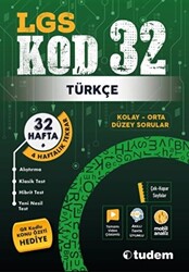 Tudem Yayınları - Bayilik Lgs Kod 32 Türkçe Tudem Yayınları - 1