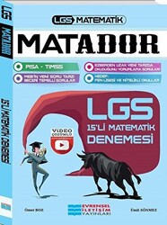 Evrensel İletişim Yayınları LGS Matador Video Çözümlü 15`li Matematik Denemesi - 1
