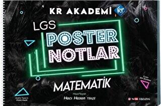 KR Akademi Yayınları LGS Matematik Poster Notları - 1