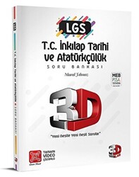 3D Yayınları LGS T.C. İnkılap Tarihi ve Atatürkçülük Soru Bankası Tamamı Video Çözümlü - 1