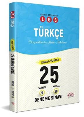 Editör Yayınevi LGS Türkçe 25 Branş Denemesi Nasıl Çözülür - 1