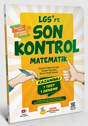 Şeker Portakalı Yayıncılık LGS`ye Son Kontrol Matematik - 1