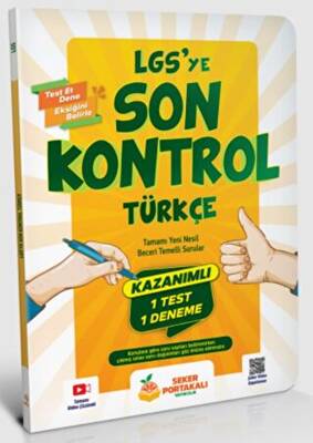 Şeker Portakalı Yayıncılık LGS`ye Son Kontrol Türkçe - 1