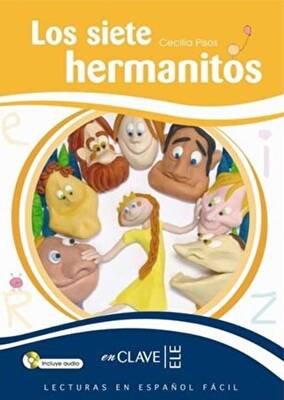 Los siete hermanitos +Audio descargable LEEF Nivel-3 7-10 yaş İspanyolca Okuma Kitabı - 1
