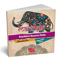 Mandala Boyama Kitabı-Hayvanlar Serisi - 1