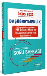 Markaj Yayınları 2022 ÖKBS Başöğretmenlik Tamamı Çözümlü Soru Bankası - 1