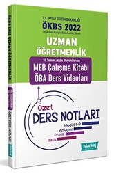 Markaj Yayınları 2022 Uzman Öğretmenlik MEB Çalışma Kitabı ÖBA Ders Videoları Özet Ders Notları - 1