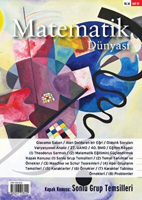 Matematik Dünyası Dergisi Sayı: 117 - 1
