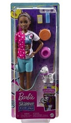 Mattel Barbie Kaptan Bebek Köpek Yürütücü Set HKD7 - 1