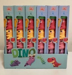 Maxx 6 Renk Dinazor Fosforlu Kalem - MAXX