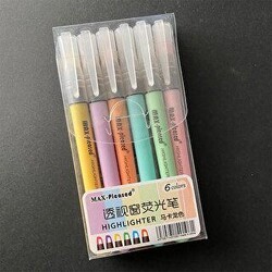Maxx Max-Pleased Pastel Fosforlu Set 6Lı - MAXX