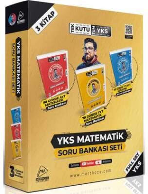 Mert Hoca Yayınları 2024 YKS TYT-AYT Matematik Soru Bankası Seti Mert Hoca - 1
