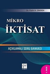 Gazi Kitabevi Mikro İktisat Açıklamalı Soru Bankası - 1