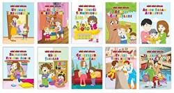 Mini Mini Bizler - Okul Öncesi Eğitici Hikaye Seti - 10 Kitap Takım - 1