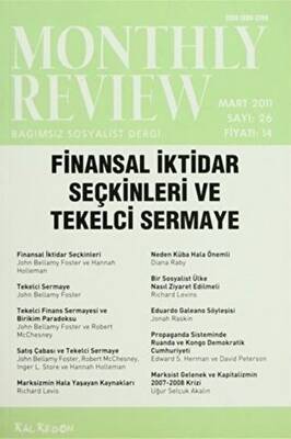 Monthly Review Bağımsız Sosyalist Dergi Sayı: 26 - Mart 2011 - 1