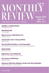Monthly Review Bağımsız Sosyalist Dergi Sayı: 30 - Haziran 2012 - 1
