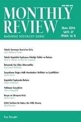 Monthly Review Bağımsız Sosyalist Dergi Sayı: 37 - Ekim 2014 - 1