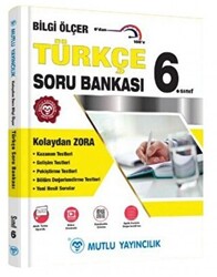 Mutlu Yayıncılık Mutlu Yayınları 6. Sınıf Türkçe Bilgi Ölçer Soru Bankası - 1