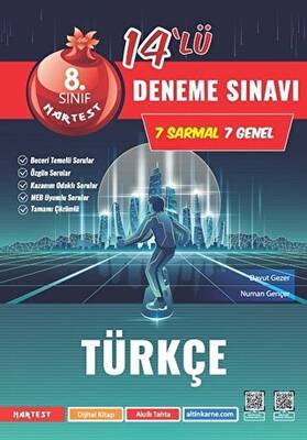 Nartest Yayınevi 8. Sınıf Mod Türkçe 14 Deneme Sınavı - 1