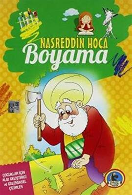 Nasreddin Hoca Boyama - Örnekli Renkli - 1