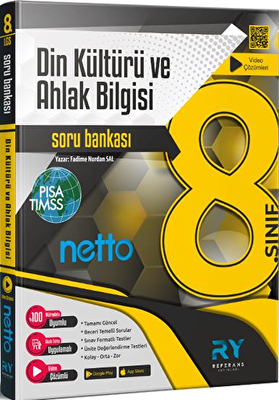Referans Yayınları NETTO 8. Sınıf Din Kültürü ve Ahlak Bilgisi Video Çözümlü Soru Bankası - 1