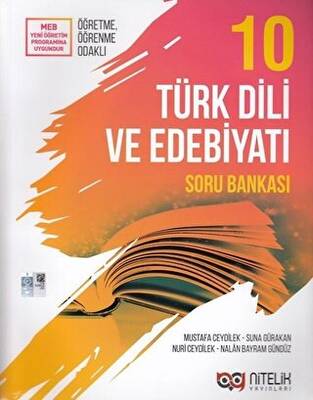 Nitelik Yayınları - Bayilik Nitelik 10. Sınıf Türk Dili ve Edebiyatı Soru Bankası - 1