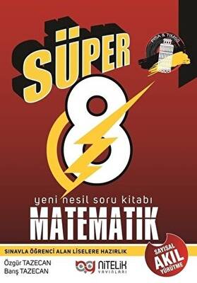 Nitelik Yayınları - Bayilik Nitelik 8. Sınıf Yeni Nesil Süper Matematik Soru Kitabı - 1