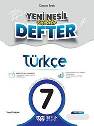 Nitelik Yayınları 7. Sınıf Türkçe Yeni Nesil Nitelikli Defter - 1