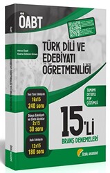 Özdil Akademi Yayınları ÖABT Türk Dili ve Edebiyatı 15` li Deneme Çözümlü - 1