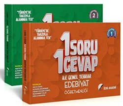 Özdil Akademi Yayınları ÖABT Türk Dili ve Edebiyatı Öğretmenliği 1 Soru 1 Cevap ile Genel Tekrar Seti - 1