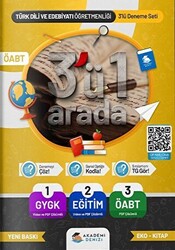 Akademi Denizi Yayıncılık ÖABT Türk Dili ve Edebiyatı Öğretmenliği 3`lü Deneme - 1