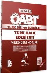 Benim Hocam Yayınları ÖABT Türk Dili ve Edebiyatı Türk Halk Edebiyatı Video Ders Notları Bengi 3 - Benim Hocam Yayınları