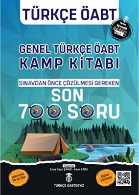 Türkçe ÖABTdeyiz ÖABT Türkçe Genel Kamp Kitabı Son 700 Soru Bankası Çözümlü - 1