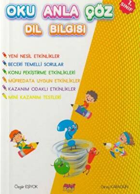 Aktif Zeka Yayınları Oku Anla Çöz Dil Bilgisi - 1. Sınıf - 1