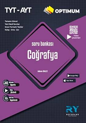 Referans Yayınları Optimum TYT AYT Coğrafya Soru Bankası Video Çözümlü - 1