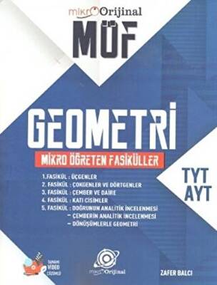 Orijinal Yayınları Mikro TYT AYT Geometri MÖF Mikro Öğreten Fasiküller Set - 1