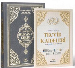 Orta Boy Bilgisayar Hattı Arapça Tepe Varaklı Termo Deri Tecvidli Kuran-ı Kerim - Gri - Furkan Neşriyat