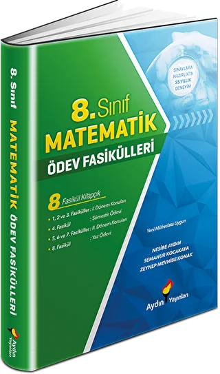 Aydın Yayınları Ortaokul 8. Sınıf Matematik Ödev Fasikülleri - 1