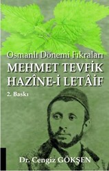 Osmanlı Dönemi Fıkraları: Mehmet Tevfik Hazine-i Letaif - 1