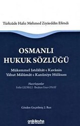 Osmanlı Hukuk Sözlüğü - 1