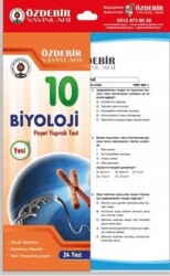 Özdebir Yayınları 10. Sınıf Biyoloji Yaprak Test - 1