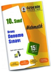 Özdebir Yayınları 10. Sınıf Matematik Branş Deneme Sınavı - 1