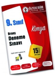 Özdebir Yayınları 9. Sınıf Kimya Branş Deneme Sınavı - 1