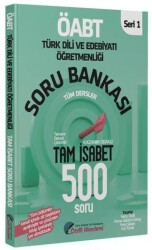 Özdil Akademi Yayınları ÖABT Türk Dili ve Edebiyatı Tam İsabet 500 Soru Bankası Çözümlü - 1