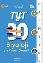 Palme Yayınları Palme YKS TYT Biyoloji 30 Deneme Palmetre Video Çözümlü - Palme Yayınları