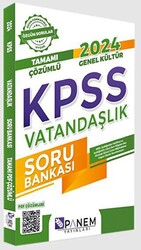 Panem Yayınları 2024 Genel Kültür KPSS Vatandaşlık Soru Bankası - 1