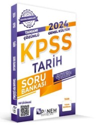 Panem Yayınları 2024 KPSS Genel Kültür Tamamı Çözümlü Tarih Soru Bankası - 1